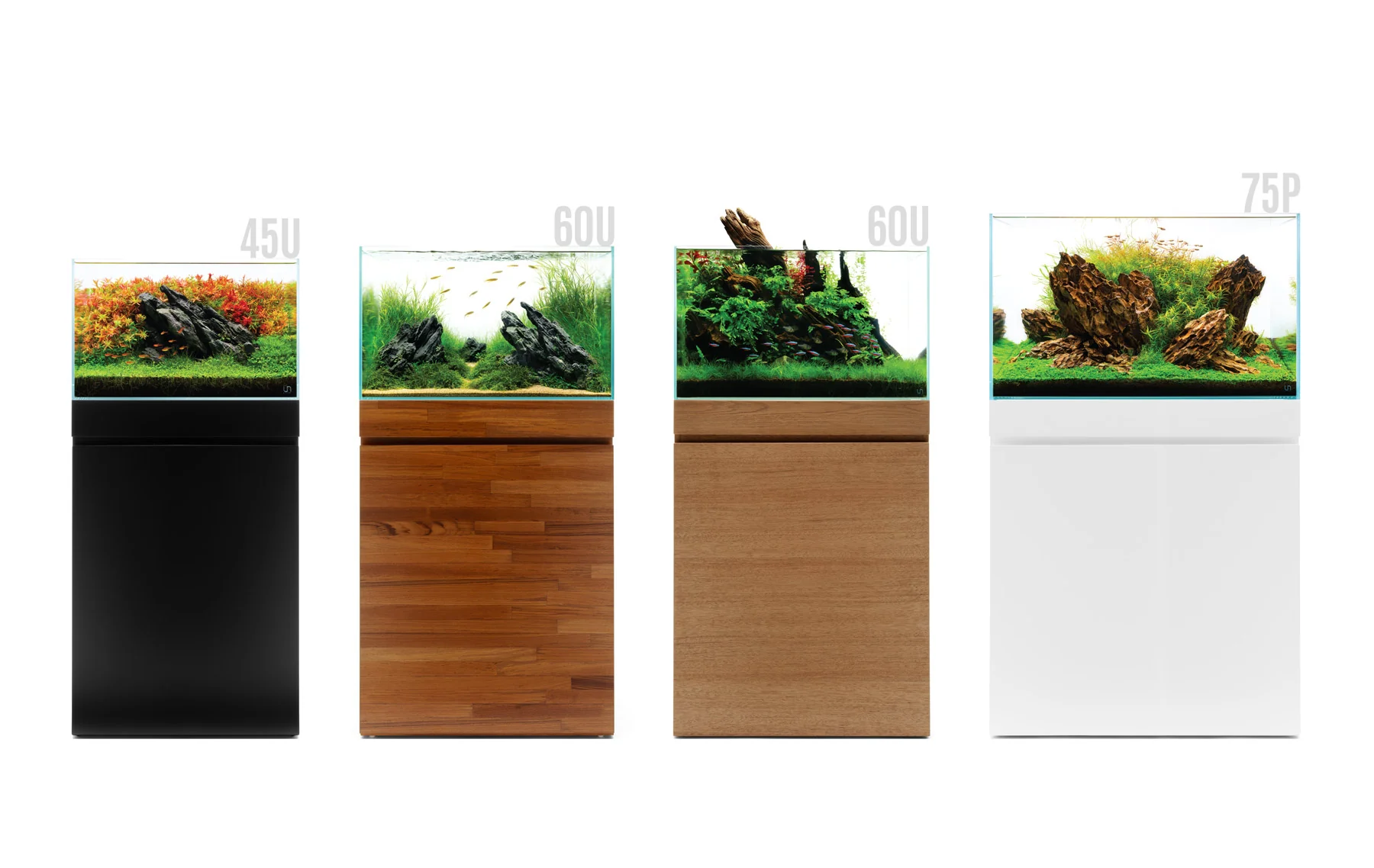 Ultum Nature Systems Aquarium Tank & Stand Bundle - Jet Black - Nestor' Aquariums & Pets