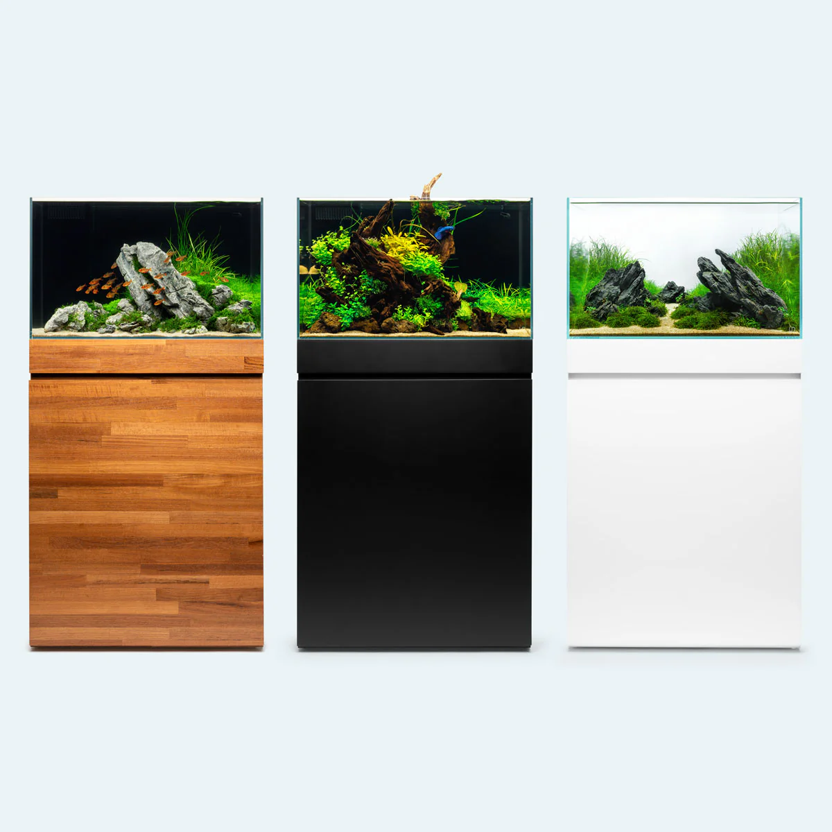 Ultum Nature Systems Aquarium Tank & Stand Bundle - Natural Wood Grain - Nestor' Aquariums & Pets